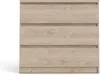 Commode Nada 3 tiroirs finition hickory. Voir les images du produit 1