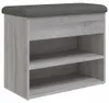 vidaXL schoenenkast, grijs Sonoma, 62x32x50 cm, houtvezel Productafbeelding-voorbeeld 1