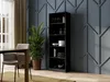 Schmales Bücherregal RAUNO – 60 cm, schwarz Produktbild-Vorschau 6
