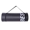 Tapis de gymnastique Bestif NBR noir 180x60x1 cm – Voir les images du produit 2