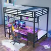 Łóżko piętrowe Flieks 90x200cm/140x200cm, łóżko na poddaszu Podgląd zdjęcia produktu 3