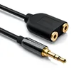 deleyCON Stereo Audio Klinken Adapter - 2x 3,5mm Klinken Produktbild-Vorschau 2