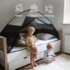 DERYAN zanzariera pop-up letto tenda 200×90×110 cm crema Anteprima dell’immagine prodotto 7