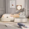 Postel INONEFT, 90x200 cm, jednolůžko s rošt, dětská Náhled obrázku produktu 3