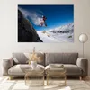 Bilder auf glas - Snowboard Winter Berg Gipfel - 120x80cm - Produktbild-Vorschau 7