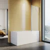 SONNI Badewannenaufsatz Duschwand für Badewanne, Produktbild-Vorschau 1