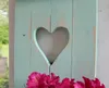 Landhaus Fensterladen AQUA mit Herz, Shabby antique Produktbild-Vorschau 2