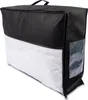 A black and white storage bag for a duvet or comforter. Produktbild-Vorschau