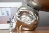 riess-ambiente Design Deko-Schale SKULL 35cm silber Produktbild-Vorschau 9