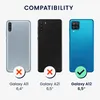 Three smartphones are displayed with compatibility indicators. Produktbild-Vorschau