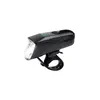 A black bicycle light is shown against a white background. Produktbild-Vorschau