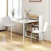 HOMCOM Tavolo da pranzo pieghevole Tavolo da cucina con Anteprima dell’immagine prodotto 2