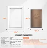 SucceBuy klapa dla zwierząt, 14,25" x 21,1" metalowa rama z Podgląd zdjęcia produktu 7