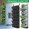 6 Taschen Garten Wand-Pflanztaschen, Gemüse grün Produktbild-Vorschau 1
