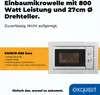 Exquisit Einbau-Mikrowelle EMW10-020 inox | max. 800 W | Produktbild-Vorschau 2