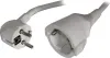 Verlängerungskabel Schutzkontakt, 2 m, weiß, (3\*1,5 mm²) Produktbild-Vorschau 1
