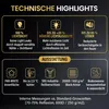 THE GROW EDELWEISS PRO 150 × 80 × 200 cm – Technische Übersicht Produktbild-Vorschau