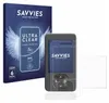 A product box and a device with screen protectors are shown against a white background. Produktbild-Vorschau
