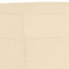 vidaXL Tabouret de pied Crème 70x55x41 cm Tissu Voir les images du produit 5