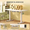 FLEXISPOT QE1 Bureau réglable en hauteur 120 x 60 cm, Voir les images du produit 6