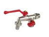 Záhradný ventil dvojitý 1/2"-3/4"-3/4" Náhľad obrázku produktu 5