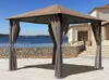 4 Seitenteile für Pavillon Paris 3x3m Seitenwand Taupe Produktbild-Vorschau 4