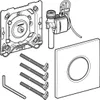 Geberit 116.011.JQ.5, Spülplatte, Chrom, Geberit Produktbild-Vorschau 2