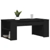 vidaXL Table basse noire 102x55x42 cm Bois composite Voir les images du produit 3
