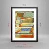 Gerahmtes Poster - Schwarzer Rahmen - Abstraktion modern - Produktbild-Vorschau 5