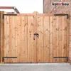 KOTARBAU® 2er Set Ladenband schwarz 400 mm Kreuzgehänge Produktbild-Vorschau 2