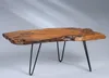 Couchtisch >Tallus< in braun, Teakholz + Metall - Produktbild-Vorschau 1