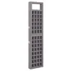 vidaXL Treillis/paravent 5 pièces bois massif sapin gris Voir les images du produit 3