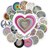 Samolepky – psychedelické vzory – 50 ks Náhled obrázku produktu 4