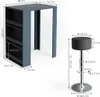 Stojací barový stůl se židlemi Vicco  Antracit 57 x 80 cm Náhled obrázku produktu 7