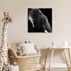 MuchoWow® Poster Tierprofil Elefant in Schwarz und Weiß Produktbild-Vorschau 7