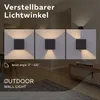 Calex Bari Wandleuchte, für Außen & Innen, warmweißes Up & Produktbild-Vorschau 3