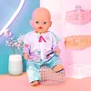 BABY born Freizeitanzug Aqua 43cm - Puppenkleidung Set Produktbild-Vorschau 4