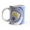 Manchester City FC Polotónový hrnek BS1393 (jedna velikost) Náhled obrázku produktu 1