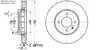 2 ATE Bremsscheiben vorne 256mm für Seat Mii Skoda Citigo Produktbild-Vorschau 8