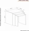 Skye Decor, Zariel - White, Satztisch (3-teilig), Weiß, Produktbild-Vorschau 7