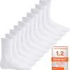 Footstar EVERYDAY! 10 PAAR Damen Herren Socken - Weiß 39-42 Produktbild-Vorschau 2