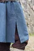 Wikinger Tunika mit Stickereien - Blaugrau M Produktbild-Vorschau 6