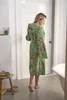 Pip Studio Bademantel Secret Garden Bathrobe Farbe Green Produktbild-Vorschau 8