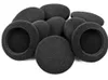 A collection of black foam ear pads for headphones. Produktbild-Vorschau