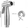 Handbrause für Toiletten, Edelstahl-Toilettenbrause-Set mit Produktbild-Vorschau 2