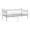 VidaXL 324757, Szary, 95 cm, 2,06 m, 91,5 cm, 900 x 2000 Podgląd zdjęcia produktu 8