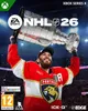 A hockey player holding up the Stanley Cup trophy, with the game's logo and branding visible. Produktbild-Vorschau