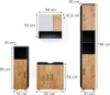 Vicco Badmöbel-Set Irma, 4 Teile, mit Hochschrank, Produktbild-Vorschau 3