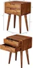 FineBuy Table de chevet en bois massif de sheesham avec 2 Voir les images du produit 3