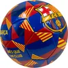 A close-up view of an FC Barcelona soccer ball. Produktbild-Vorschau